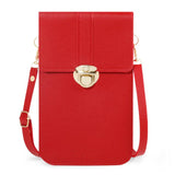 Women Touch Screen Cell Phone Purse Smartphone Wallet Shoulder Strap Handbag