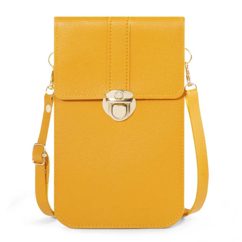 Women Touch Screen Cell Phone Purse Smartphone Wallet Shoulder Strap Handbag