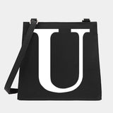 Women Shoulder Messenger Crossbody Tote Bag Letter Pattern Small Square Purse