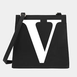 Women Shoulder Messenger Crossbody Tote Bag Letter Pattern Small Square Purse