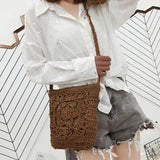Summer Beach Vintage Crochet Braid Crossbody Bag Shoulder Retro