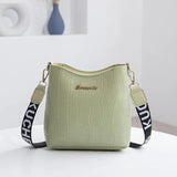Crocodile Pu Leather Women Messenger Bag Shoulder Handbag