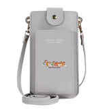 Dog Print Crossbody Bag Hasp Handbag Card Holder Wallet