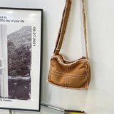 Canvas Book Bag Soft Literary Ladies Handbag Vintage Casual Strap