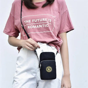 Small Crossbody Bag Zipper Handbag Women's Shoulder Messenger Bag