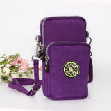 Small Crossbody Bag Zipper Handbag Women's Shoulder Messenger Bag