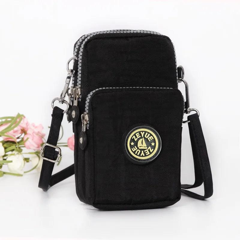 Small Crossbody Bag Zipper Handbag Women's Shoulder Messenger Bag