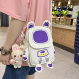 Party Cross Small Bag Female Youth Girl Stitching Women Handbags