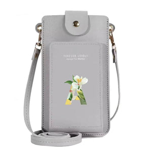 Women's Crossbody Bag Wallet Card Holder Small Purse Floral Print Handbag