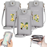 Women's Crossbody Bag Wallet Card Holder Small Purse Floral Print Handbag
