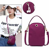 Waterproof Oxford Shoulder Bag with Earphone Hole