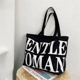 Canvas Handbags Shoulder Bags Large Capacity Ladies Travel Beach Shopping Bag