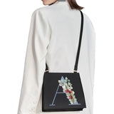 Sweet Style Initial Name Letter Print Shoulder Bag for Women