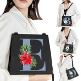 Sweet Style Initial Name Letter Print Shoulder Bag for Women