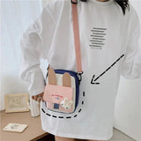 OkoLive Nylon Small Bag Japanese Rabbit Radish Messenger Bag