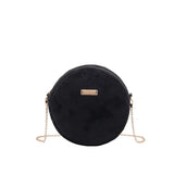 Sweet Round Bag Ladies Messenger Handbag Small Crossbody Bag