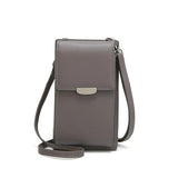 Women's Mini Shoulder Bag Multi-functional Leather Clutch Handbag