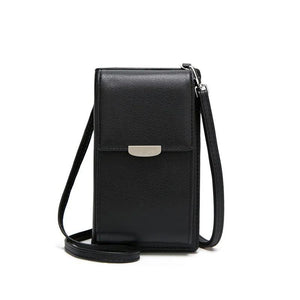 Women's Mini Shoulder Bag Multi-functional Leather Clutch Handbag