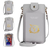 Women Crossbody Shoulder Bags Wreath Letter Print Handbag Purse