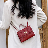 Small Women's Messenger Bag Shoulder Crossbody Handbag Square Bag