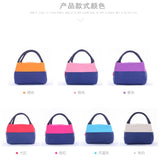 Thick Canvas Lunch Bag Portable Picnic Meal Bag Ice Bag