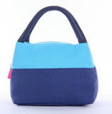Thick Canvas Lunch Bag Portable Picnic Meal Bag Ice Bag