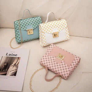 Chain Kelly Messenger Bag Printed Portable Small Square Purse Women Handbag