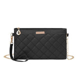 Women's Embroidered Sling Shoulder Bag with Diamond Detail