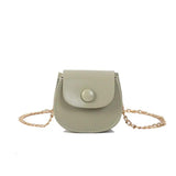 Summer Mini Chain Saddle Bag Small Handbag Shoulder Messenger Crossbody