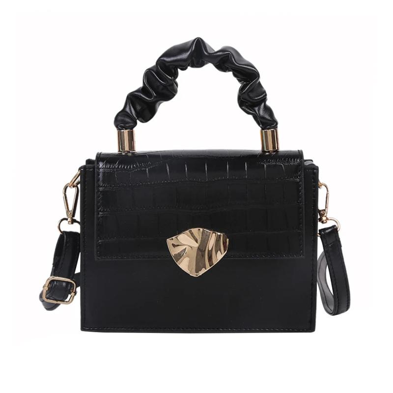 Women's Stone Pattern PU Leather Shoulder Bag Envelope Crossbody Handbag