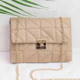 Embroidered Chain Messenger Bag Female Totes Ladies Bags