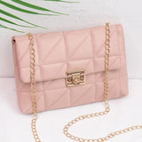 Embroidered Chain Messenger Bag Female Totes Ladies Bags