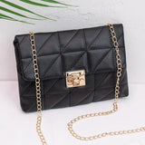 Embroidered Chain Messenger Bag Female Totes Ladies Bags