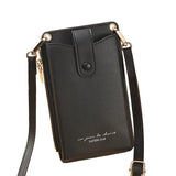 PU Leather Wallet Ladies Mobile Phone Messenger Bag