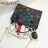 Print Mini Handbag Women PU Leather Crossbody Tote Bag