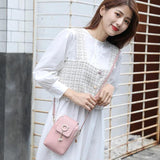 Mini Cross-body Phone Shoulder Bag Woven Pearl Tassel Cover-style Female Bag