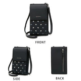Multifunctional Mini Shoulder Bag Leather Clutch Handbag