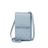 Multifunctional Mini Shoulder Bag Leather Clutch Handbag