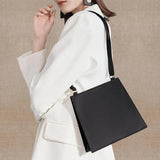 Square Shoulder Bag Soft Crossbody Tote Handbag for Women