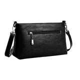Women Plaid Bag Leather Casual Tassel Small Square Sac