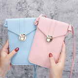 Women's Touch Screen Cell Phone Purse Smartphone Wallet PU Leather Handbag
