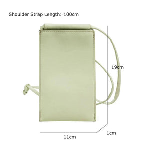 Green Mini Cell Phone Purse Women Shoulder Messenger Bag