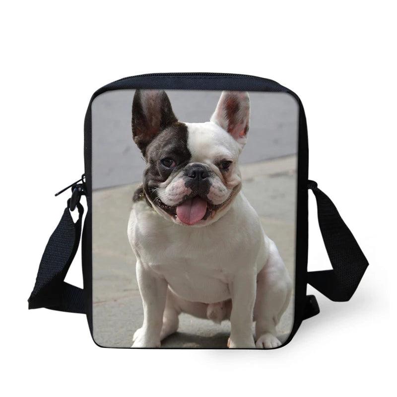 French Bulldog Print Mini Cross-body Bag for Girls Boys