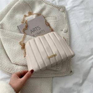 Women's Casual Shell Bag Chain Zipper Messenger Bags Shoulder Bag Tote Handbag C