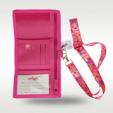 Smiggle Children's Wallet Triple Leather Folder Rose Koala Coin Purse