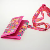 Smiggle Children's Wallet Triple Leather Folder Rose Koala Coin Purse