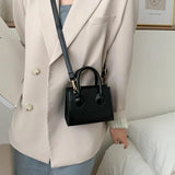 Small Square Bag Retro Mini Handbag for Literary Crowds