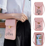 Nurse Print Crossbody Phone Wallet Bag