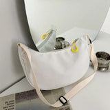 Nylon Messenger Bag Female Dumpling Crossbody Bag Light Armpit Bag