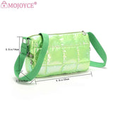 Winter Shoulder Bag Quilted Check Ladies Shopper Bag Casual Nylon Soft Portable